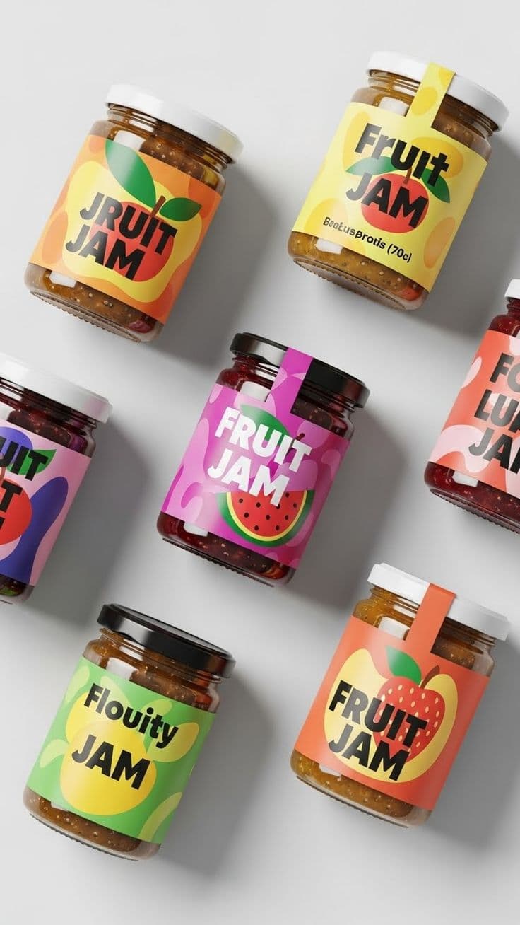 Bocaux en verre colorés avec couvercle métallique pour conserves confiture Tunisie - OmegaPack