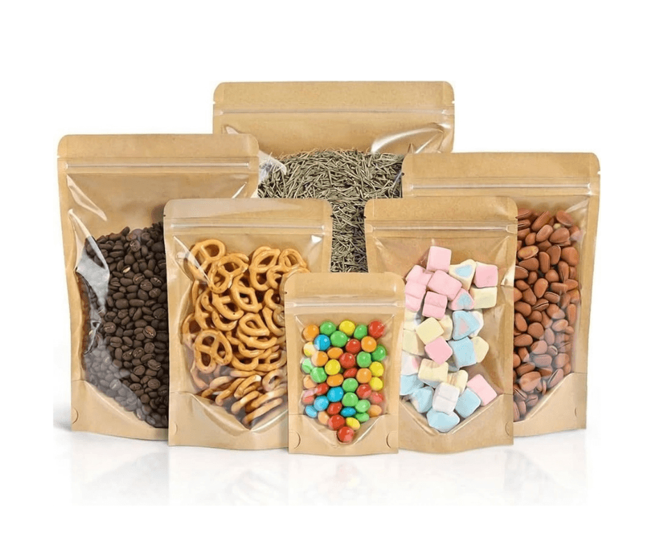 Doypack kraft ecologique bio Tunisie Doypack kraft papier ecologique bio pour produits naturels compostable Tunisie - OmegaPack