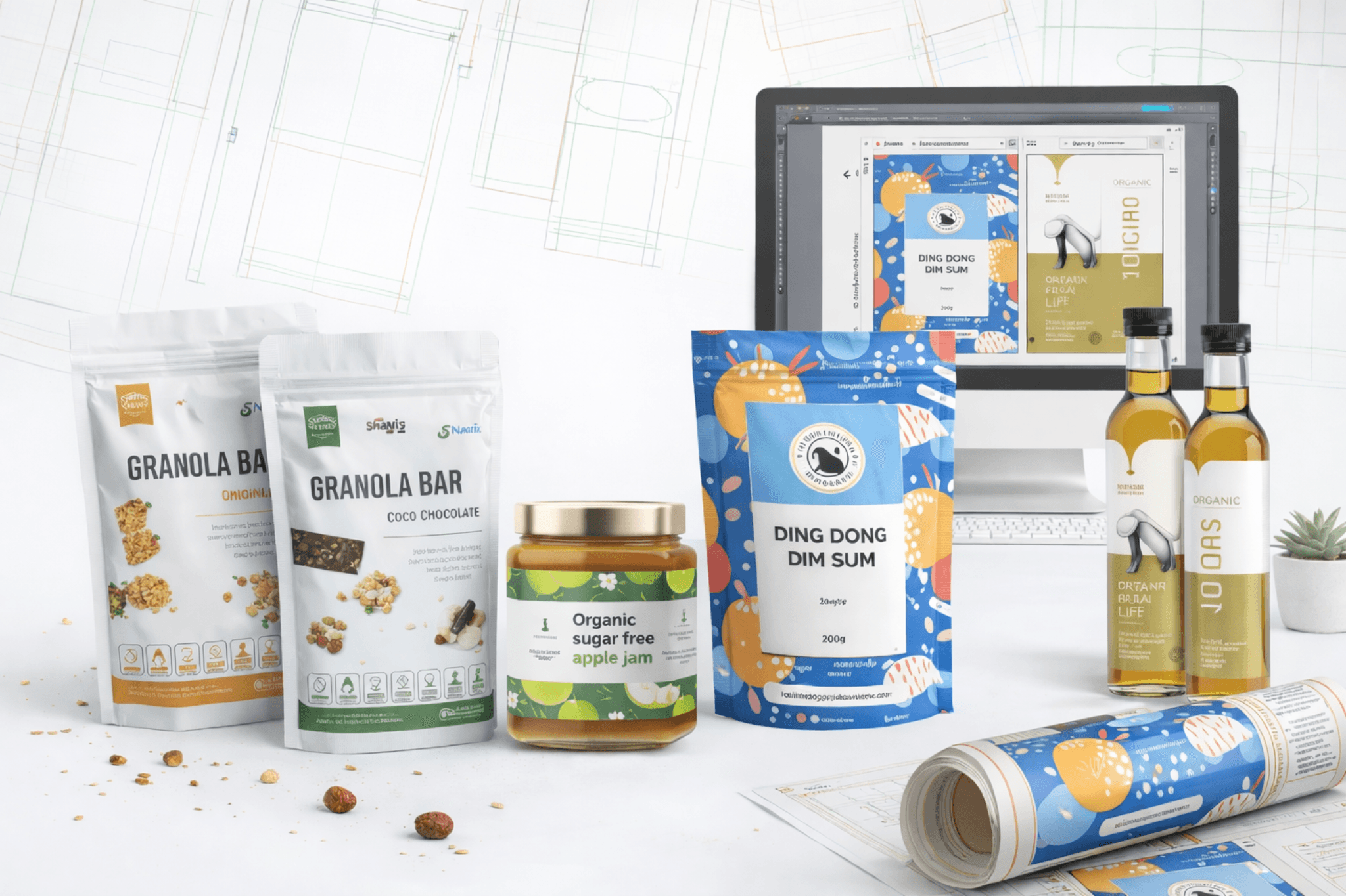 Solutions d'emballage personnalisé - Doypack et bouteilles en verre